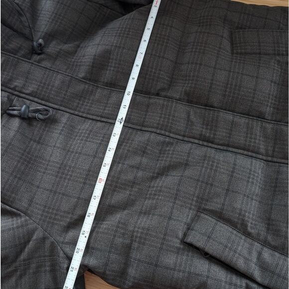 Lole Le Performance Brown Plaid Puffer Fit Waterproof Hooded Jacket, size M - Picture 6 of 8